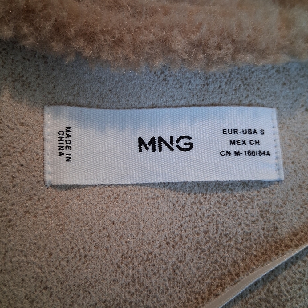 Mango Oversized Faux Fur and Shearling Effect Jac… - image 14